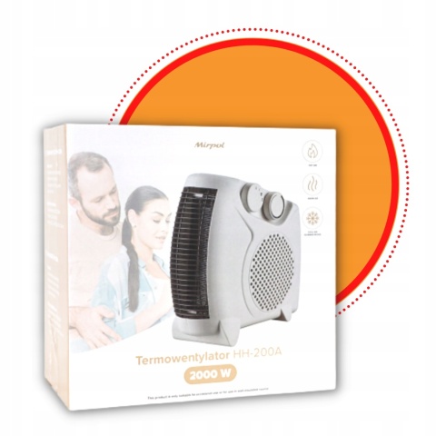 Grzejnik elektryczny termowentylator mały farelka