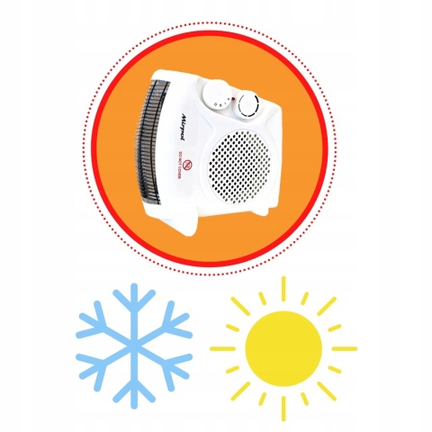 Grzejnik elektryczny termowentylator mały farelka