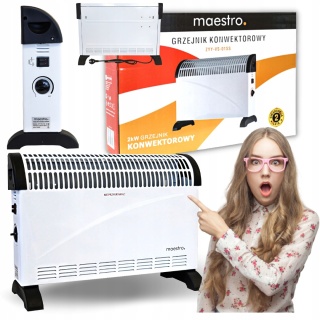 Grzejnik konwektor 2000W energooszczędny termostat