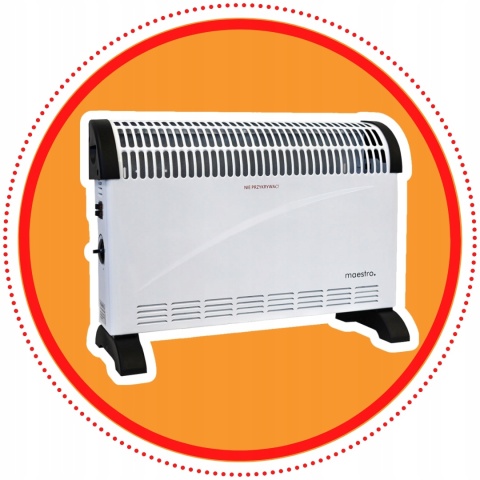 Grzejnik konwektor 2000W energooszczędny termostat