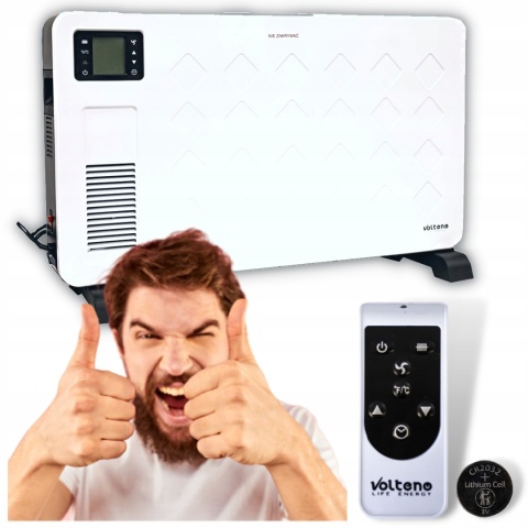 Grzejnik konwektor wyświetlacz LED pilot 2300W