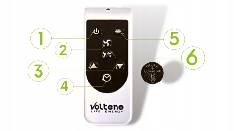 Grzejnik konwektor wyświetlacz LED pilot 2300W