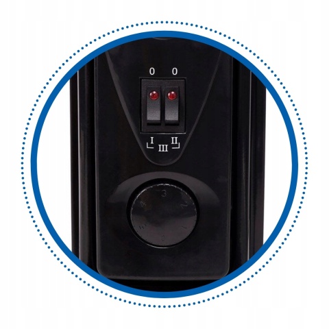 Grzejnik olejowy elektryczny 1500W energooszczędny