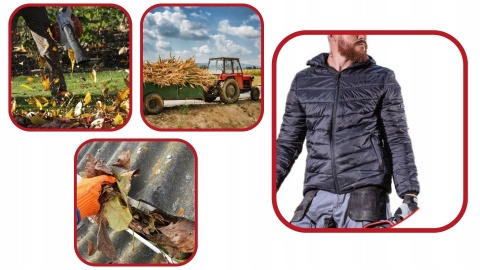 KURTKA OCIEPLANA Z KAPTUREM, CZARNA 3XL Lahti Pro