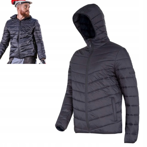 KURTKA OCIEPLANA Z KAPTUREM, CZARNA 3XL Lahti Pro