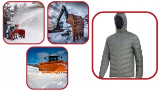 KURTKA OCIEPLANA Z KAPTUREM, ZIELONA 3XL Lahti Pro