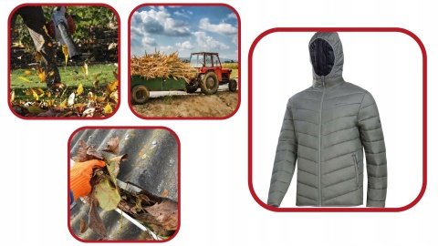 KURTKA OCIEPLANA Z KAPTUREM, ZIELONA 3XL Lahti Pro