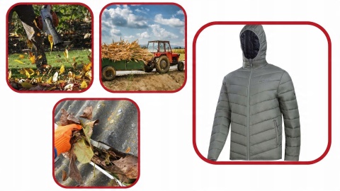 KURTKA OCIEPLANA Z KAPTUREM, ZIELONA 3XL Lahti Pro