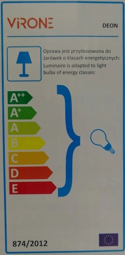 Lampa biurkowa DEON, 60W, E27, wysoka,sta,biała