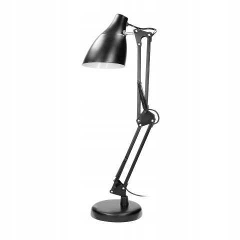 Lampa biurkowa DIAN 60W stalowa, czarna