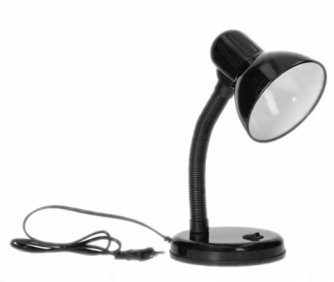 Lampa biurkowa, FUPI 40W, E27, czarna / DL-4/B