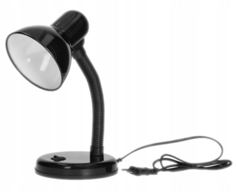 Lampa biurkowa, FUPI 40W, E27, czarna / DL-4/B