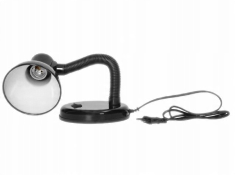 Lampa biurkowa, FUPI 40W, E27, czarna / DL-4/B
