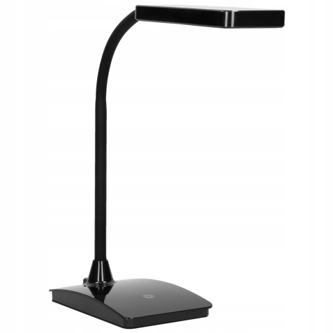 Lampka biurkowa AMET LED 6W, 3000K, f.ściem.czar / DL-8/B