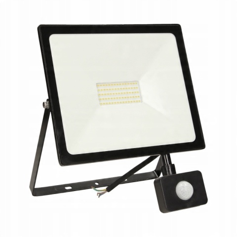 Naświetlacz LED, ALLED 50W z PIR, 3700lm,IP44,4000K