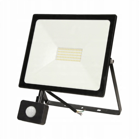 Naświetlacz LED, ALLED 50W z PIR, 3700lm,IP44,4000K
