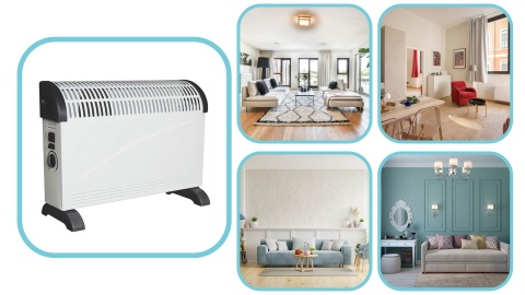 Nergis Grzejnik konwektorowy 2000 W z nawiewem Ma