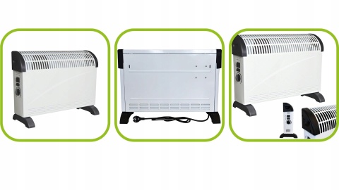 Nergis Grzejnik konwektorowy 2000 W z nawiewem Ma