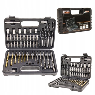 Zestaw wierteł bitów i nasadek 50 el. FASTER TOOLS