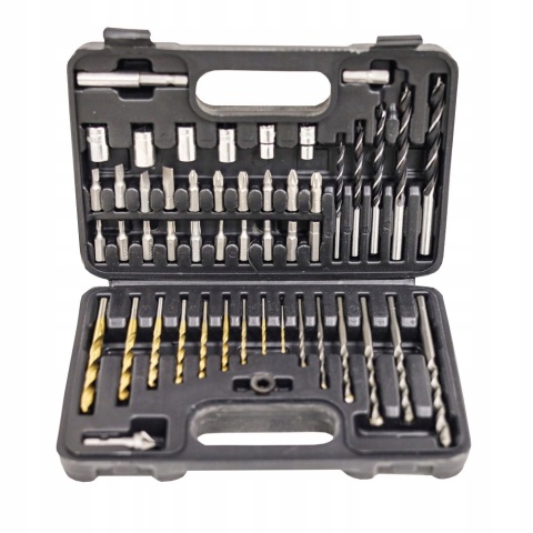 Zestaw wierteł bitów i nasadek 50 el. FASTER TOOLS