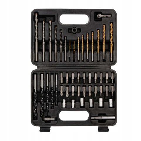 Zestaw wierteł bitów i nasadek 50 el. FASTER TOOLS