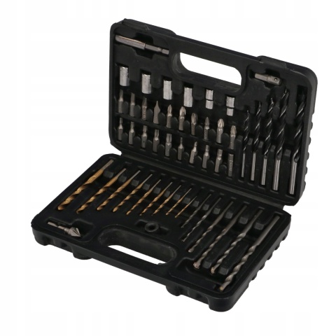 Zestaw wierteł bitów i nasadek 50 el. FASTER TOOLS