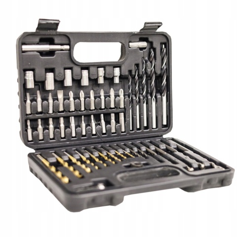Zestaw wierteł bitów i nasadek 50 el. FASTER TOOLS
