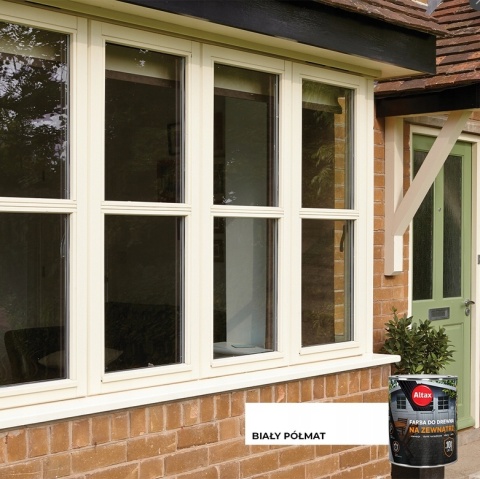 ALTAX Farba do drewna na zewnątrz 2,5L BIAŁY POŁYSK