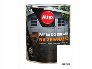 ALTAX Farba do drewna na zewnątrz 750 ML BIAŁY POŁYSK