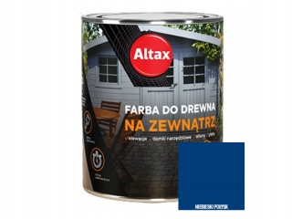 ALTAX Farba do drewna na zewnątrz 750 ML NIEBIESKI