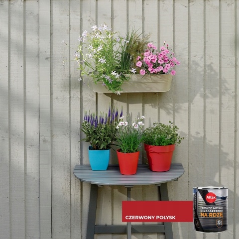 ALTAX Farba do metalu 2,5 L BIAŁY PÓŁMAT