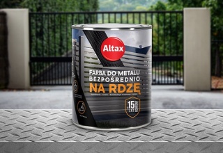 Altax Farba do metalu 750 ml Brąz mat