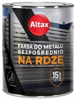 Altax Farba do metalu 750 ml Brąz połysk