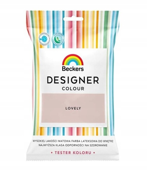 BECKERS Designer Colour farba do ścian i sufitów TESTER kolor LOVELY 50mL