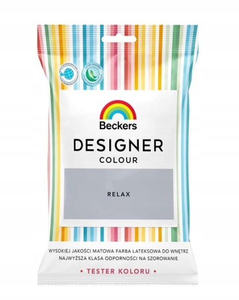 BECKERS Designer Colour farba do ścian i sufitów TESTER kolor RELAX 50mL
