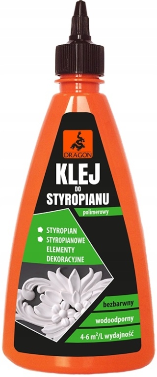 DRAGON KLEJ STYROPIAN GLUE 500ML TWORZYWO