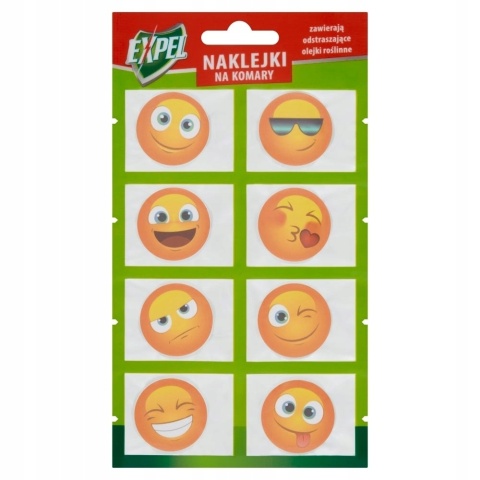 EXPEL- NAKLEJKI NA KOMARY 8SZT.