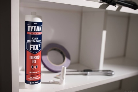 TYTAN PROF. FIX 2 KLEJ MONTAŻOWY HIGH TACK GT 290ML, BIAŁY