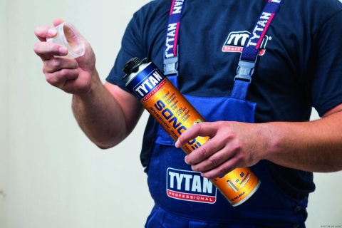 TYTAN PROFESSIONAL 60 sekund szybki pianoklej uniwers. 750ml PL rękawiczki pistolet