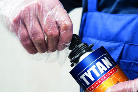 TYTAN PROFESSIONAL 60 sekund szybki pianoklej uniwers. 750ml PL rękawiczki pistolet