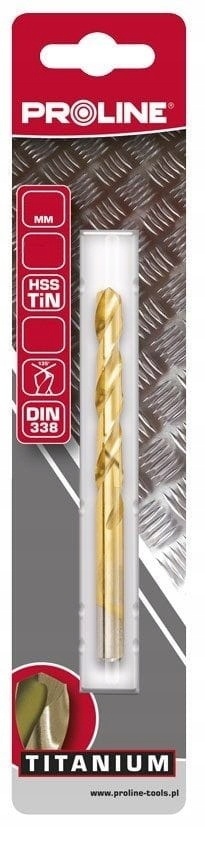 WIERTŁO DO MET HSS TIN DIN338 SZLF.3.0MM SZT.3 BLIST PROLINE