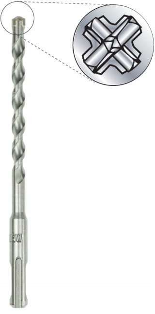 Wiertło QUATRO SDS PLUS do betonu 20,0x410/350