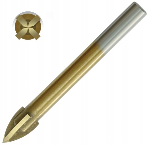 Wiertło multifunkcyjne 4mm, 4 ostrza