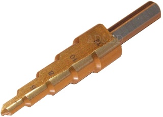 Wiertło stopniowe 4- 12mm, HSS, TiN