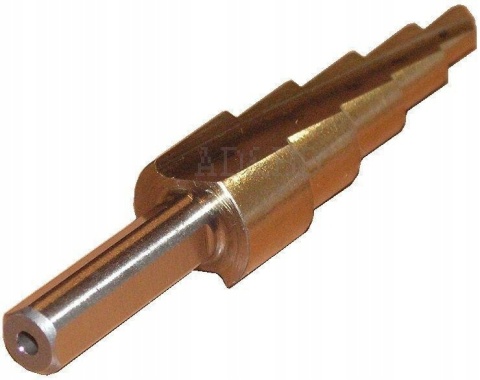 Wiertło stopniowe 4- 12mm, HSS, TiN