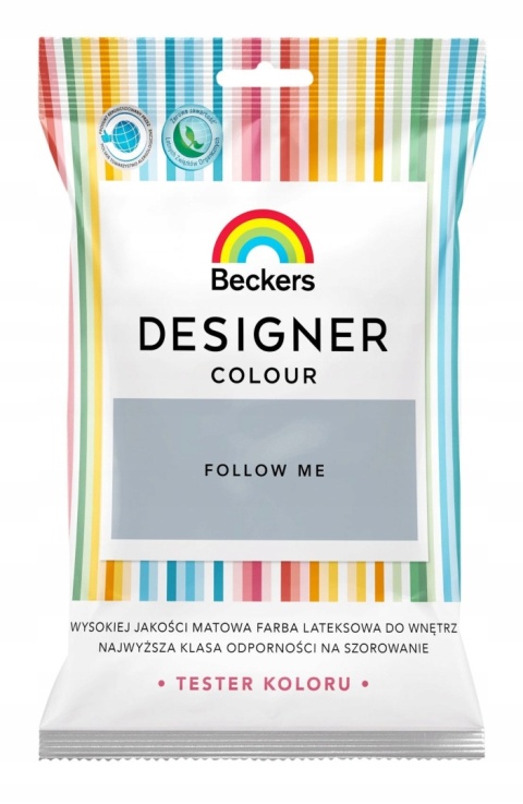 BECKERS Designer Colour farba do ścian i sufit TESTER kolor FOLLOW ME 50mL