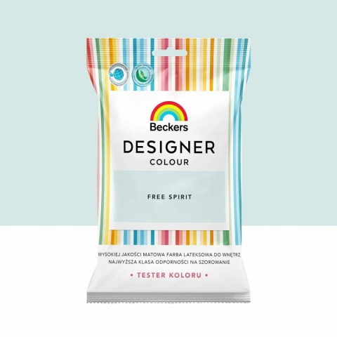 BECKERS Designer Colour farba do ścian sufit TESTER kolor FREE SPIRIT 50mL