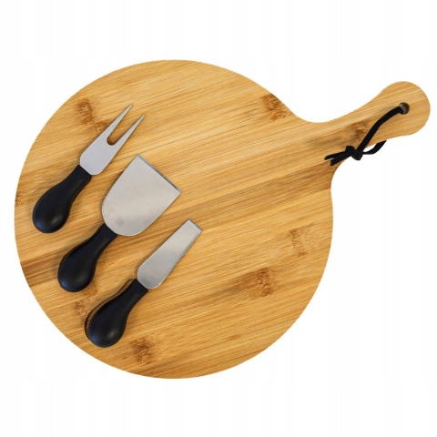 CHEESE SET OF 4PCS BAMBOO