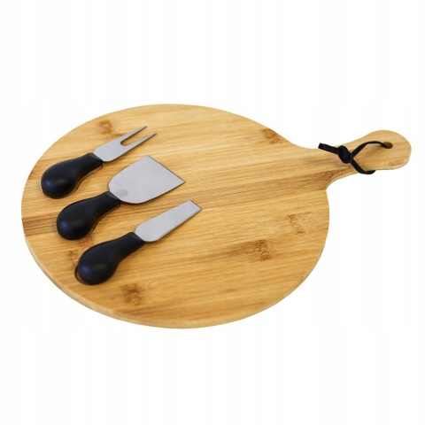 CHEESE SET OF 4PCS BAMBOO