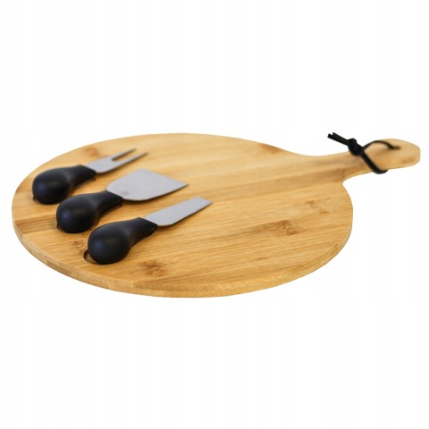 CHEESE SET OF 4PCS BAMBOO